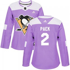 Men's Pittsburgh Penguins Jim Paek Fanatics Branded Breakaway Home Jersey -  Black